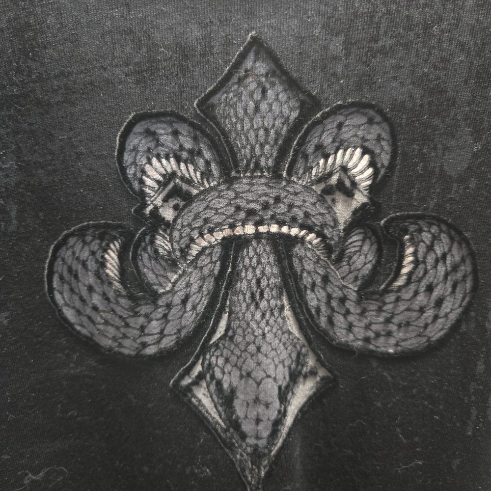 Affliction Black and White Skull Graphic Tees - Picture 5 of 8